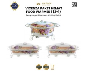 Paket Hemat Food Warmer 1 (2+1) Magnolia